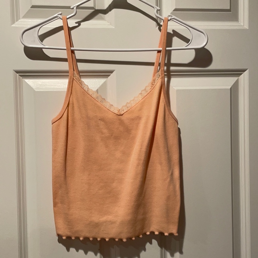 orange tank top american eagle